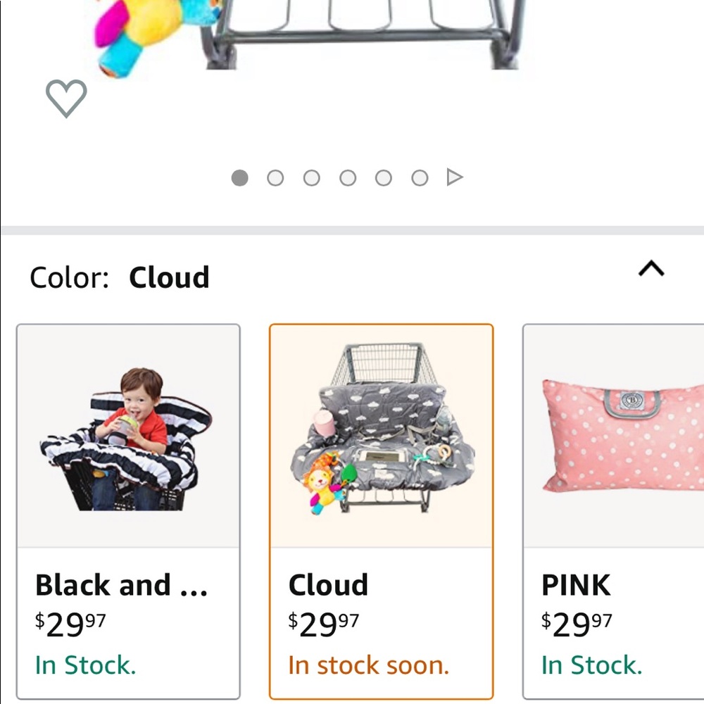 Bright stars cart cover for babies - Picture 5 of 5